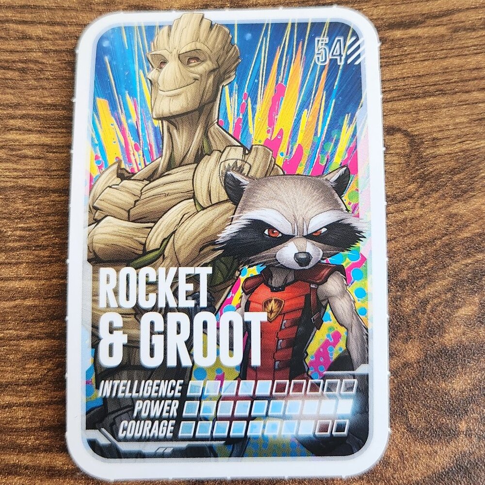 Loblaws Marvel Card - 54 Rocket and Groot - MAKE A BUNDLE!!